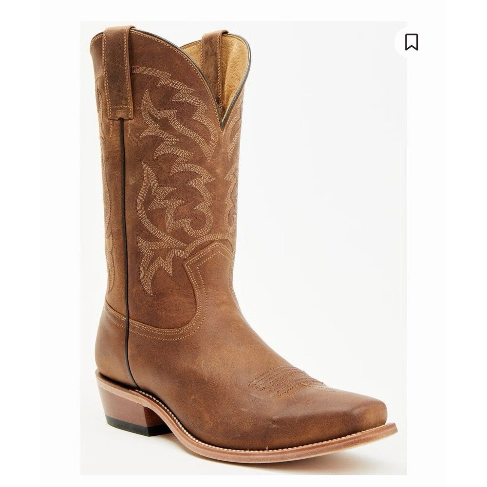 Try On Demo Moonshine Spirit Men's Crazy Horse Vintage Western Boots Brown 15 D